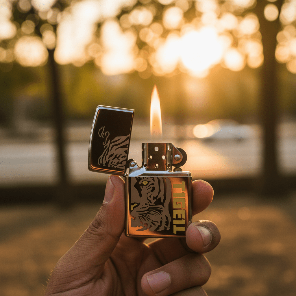 Zippo Silver Flip Top Refillable Metal Lighter Save The Tiger Artwork Wildlife Theme 6×4 cm - Al Kabayel Discount CentreZippo Silver Flip Top Refillable Metal Lighter Save The Tiger Artwork Wildlife Theme 6×4 cmLightersZIPPOAl Kabayel Discount Centre