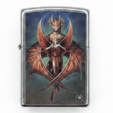 Zippo Silver Metal Lighter with Anne Stokes Fantasy Collection Design , Windproof Flip - Top (6×4 cm) - Al Kabayel Discount CentreZippo Silver Metal Lighter with Anne Stokes Fantasy Collection Design , Windproof Flip - Top (6×4 cm)LightersZIPPOAl Kabayel Discount Centre