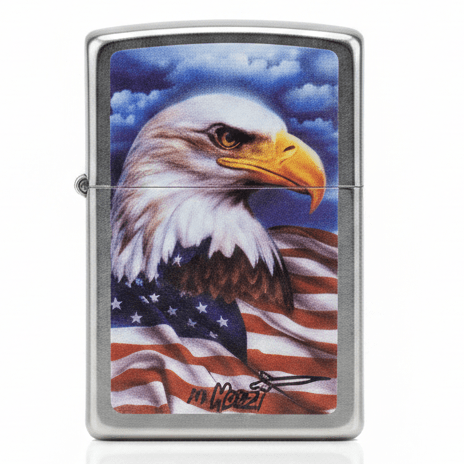 Zippo Silver Metal Lighter with Mazzi Freedom Watch Artistic Design, Flip - Top Refillable (6×4 cm) - Al Kabayel Discount CentreZippo Silver Metal Lighter with Mazzi Freedom Watch Artistic Design, Flip - Top Refillable (6×4 cm)LightersZIPPOAl Kabayel Discount Centre