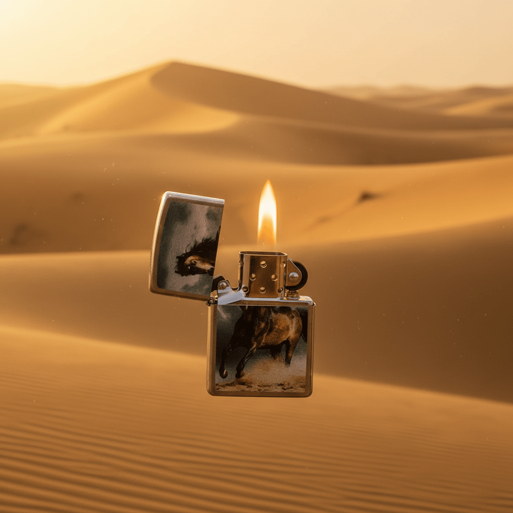 Zippo Silver Metal Lighter with Wild Stallion Horse Artwork Design, Flip - Top Refillable (6×4 cm) - Al Kabayel Discount CentreZippo Silver Metal Lighter with Wild Stallion Horse Artwork Design, Flip - Top Refillable (6×4 cm)LightersZIPPOAl Kabayel Discount Centre
