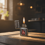 Zippo Silver Metal Spectrum Finish Lighter, Iridescent Multi - Color Refillable Flip - Top (6×4 cm) - Al Kabayel Discount CentreZippo Silver Metal Spectrum Finish Lighter, Iridescent Multi - Color Refillable Flip - Top (6×4 cm)LightersZIPPOAl Kabayel Discount Centre