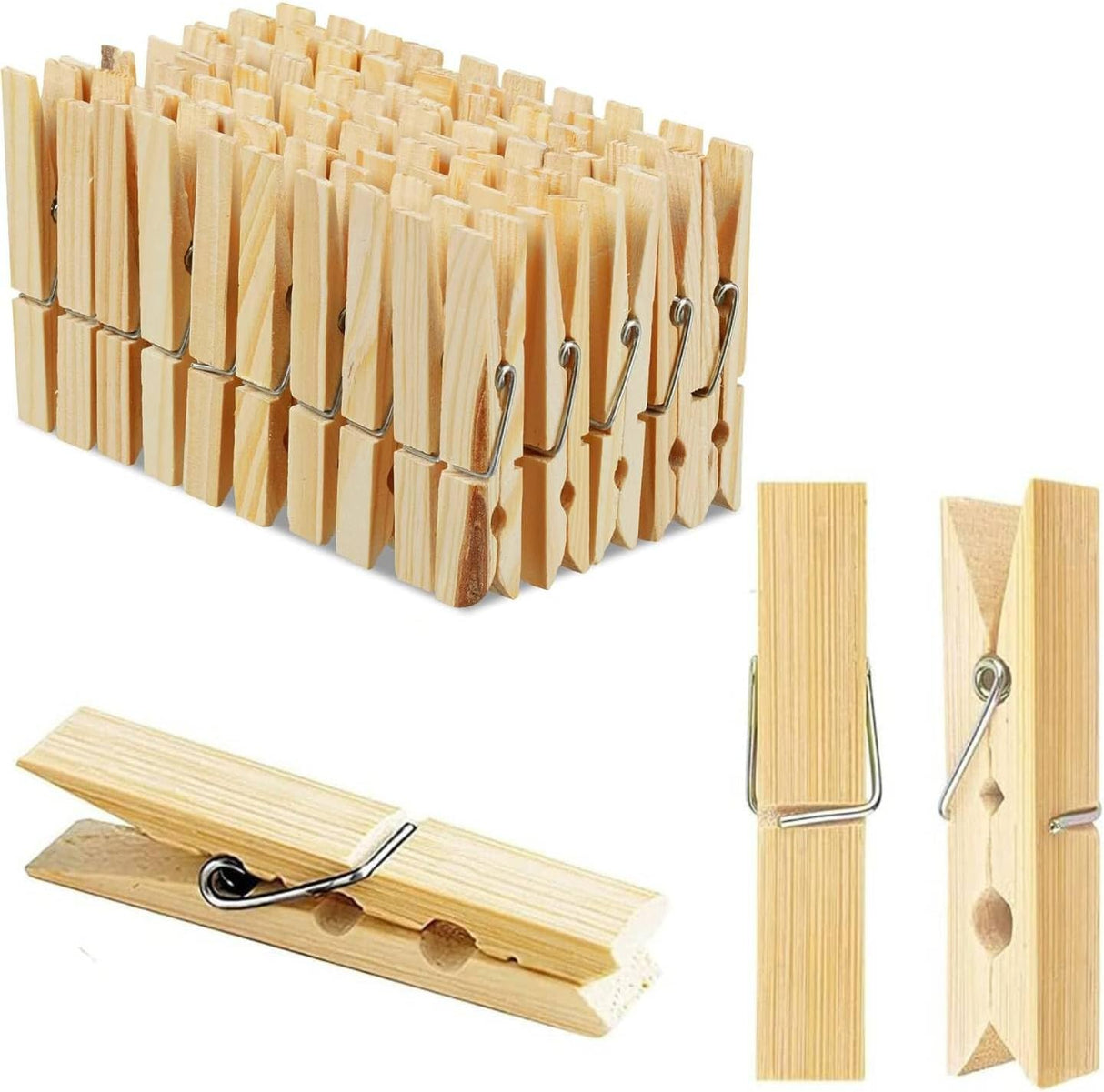 Ziranlin Wooden Cloth Clips (48 - Piece Set) - Al Kabayel Discount CentreZiranlin Wooden Cloth Clips (48 - Piece Set)Organizers & AccessoriesZIRANLINAl Kabayel Discount Centre