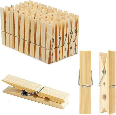 Ziranlin Wooden Cloth Clips (48 - Piece Set) - Al Kabayel Discount CentreZiranlin Wooden Cloth Clips (48 - Piece Set)Organizers & AccessoriesZIRANLINAl Kabayel Discount Centre
